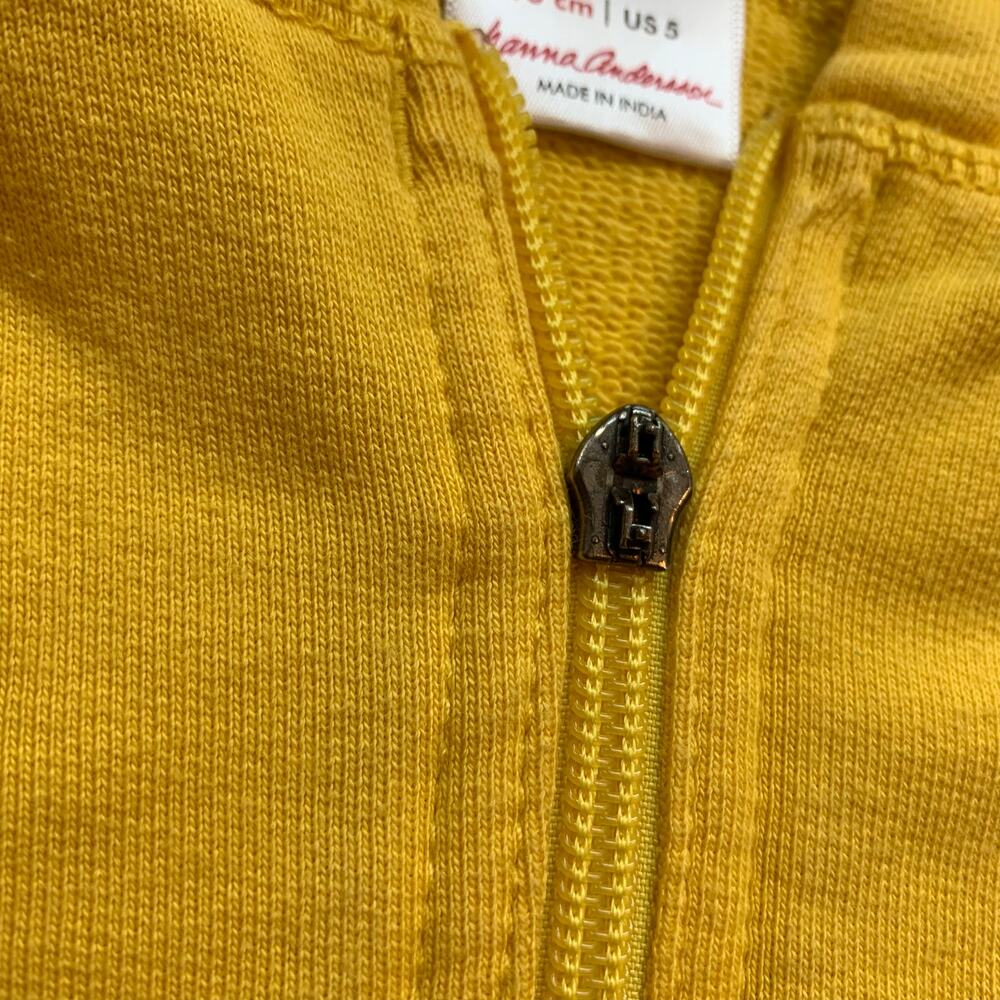 Hanna Andersson Yellow Zip Up Hoodie - Picture 8 of 9